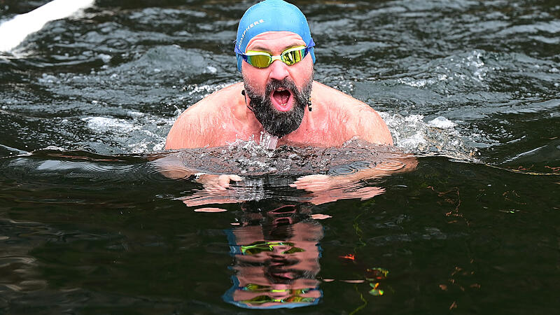 Schwimmen, bis es endlich warm wird