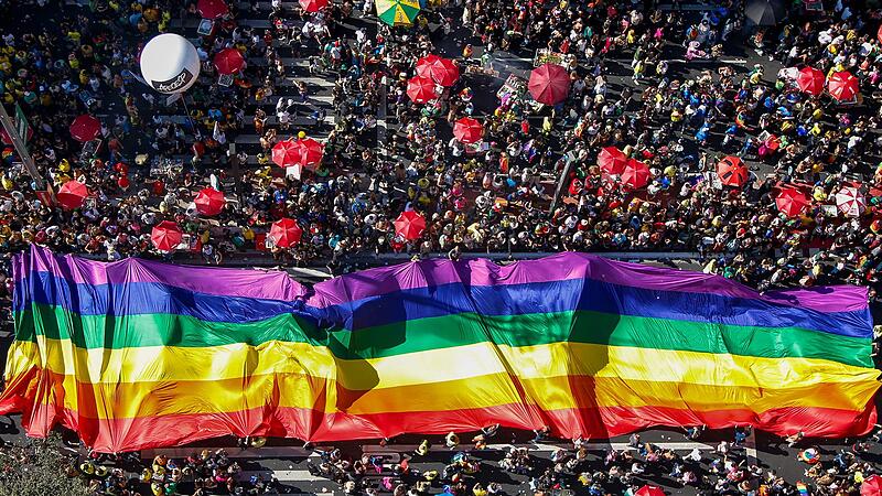 Pride in Sao Paulo, Brasilien