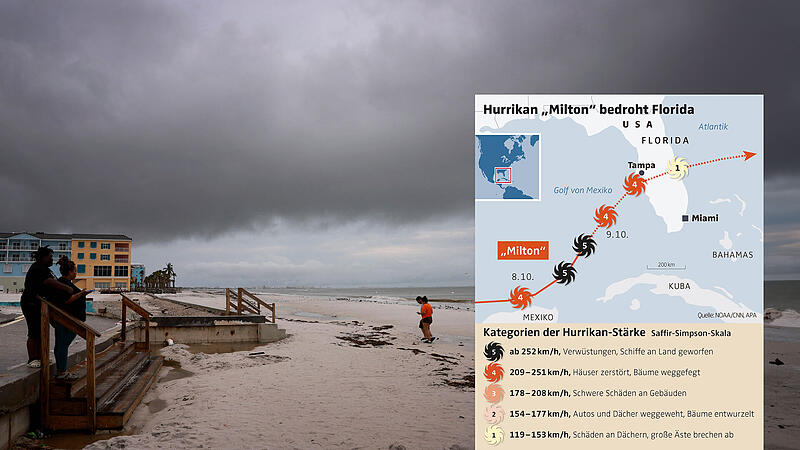 Hurrikan Milton bedroht Florida