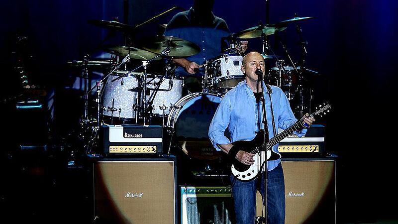 Mark Knopfler und Klaus Prünster auf Burg Clam