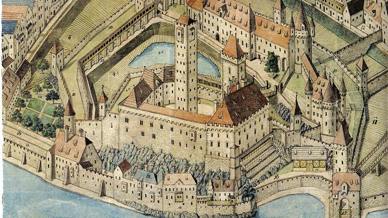 Burg/Wehranlage in Schärding im 16. Jahrhundert