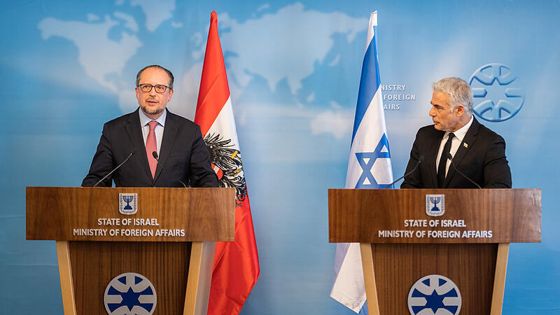 AUSSENMINISTER SCHALLENBERG IN ISRAEL - PRESSESTATEMENT AM YAIR LAPID UND AM ALEXANDER SCHALLENBERG