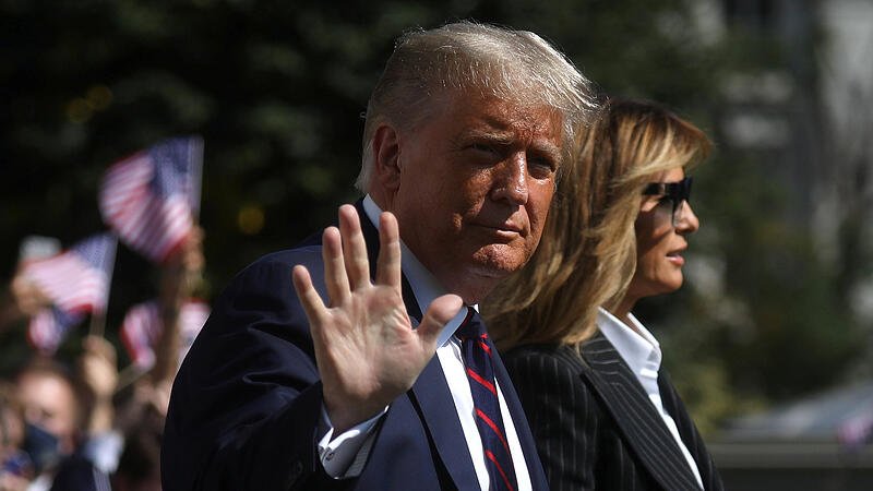 Mitten in der heißen Wahlkampf-Phase muss Donald Trump in Quarantäne