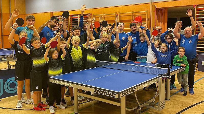 Tischtennis Askö Mauthausen Nachwuchs Training Lebenshilfe Perg