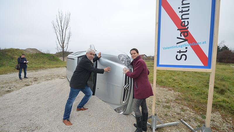 Auch schon wieder fünf Jahre her: Verkehrsgeplagtes St. Valentin legte sich quer