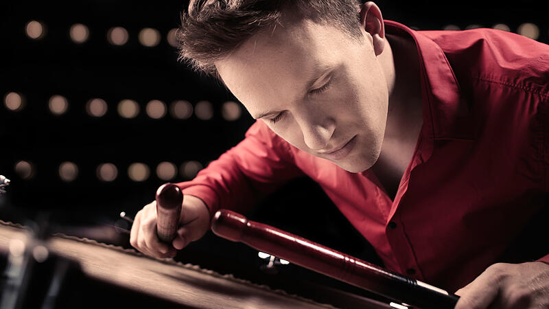 Marimba-Spieler Christoph Sietzen