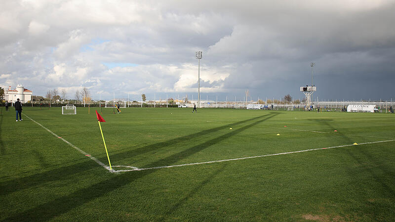 Der Trainingsplatz der Innviertler in Belek