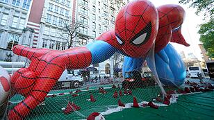 Thanksgiving-Parade in New York: Riesenballons aufgepumpt