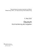 Deutsch-Matura 2022: Kommentierung der Aufgaben