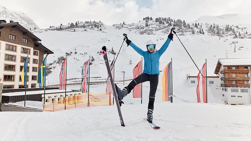 "Back on the slopes" lautet das Motto am Arlberg