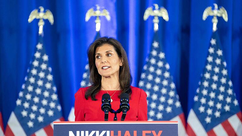 US-REPUBLICAN-PRESIDENTIAL-CANDIDATE-NIKKI-HALEY-ANNOUNCES-SHE'S
