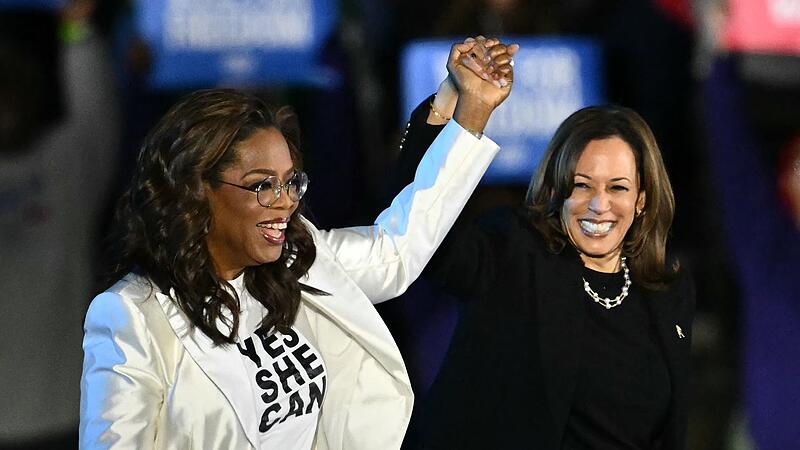 Oprah Winfrey und Kamala Harris