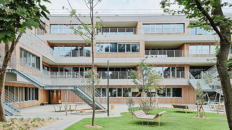 "Klasse mit Terrasse": Neuer Bildungscampus mit Vorbildfunktion ist in Wien-Floridsdorf entstanden