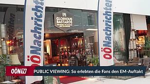 Public Viewing  - EM-Auftakt der Österreicher