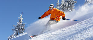 Skifahren Skifahrer Piste Schnee Winter