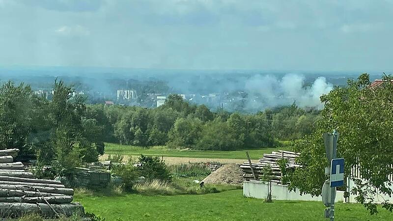 Hackschnitzellager Brand in Brunnenthal