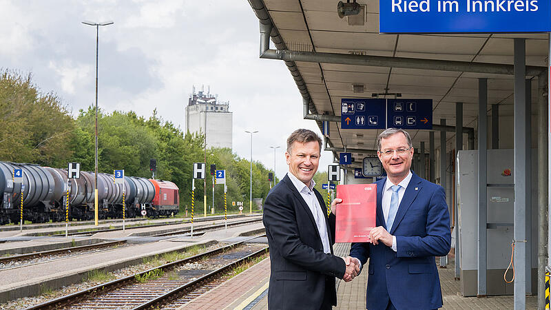 Bahnhof Ried: Fast 100 Millionen Euro für Neubau