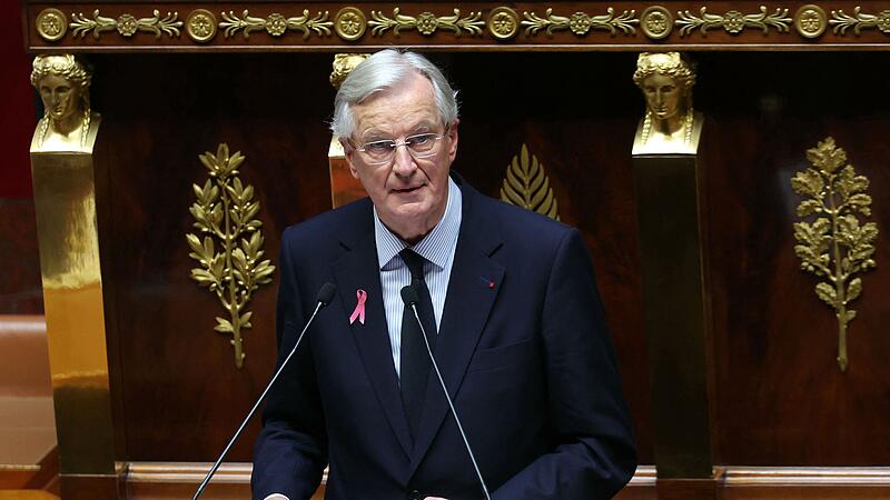 Michel Barnier bei der Regierungserklärung