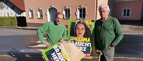 Anschlagsserie auf Wahlplakate der Grünen in Oberwang und Pinsdorf