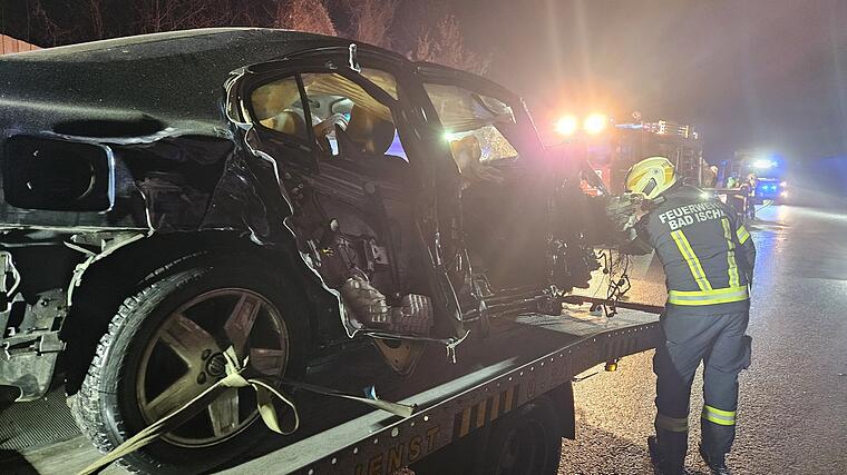 Spektakulärer Verkehrsunfall in Bad Ischl