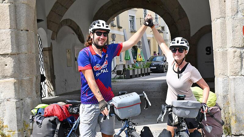 Nach 11.000 Kilometern auf dem Fahrrad wieder daheim in Freistadt angekommen