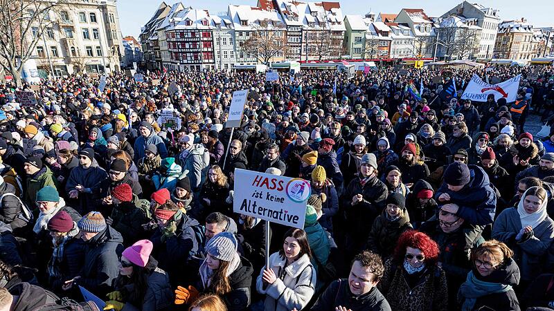 Demonstration in Erfurt