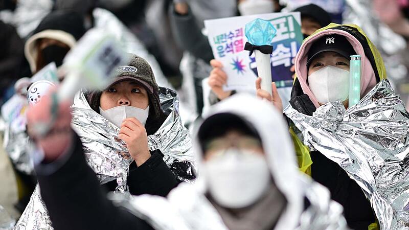 Demonstrationen in Seoul