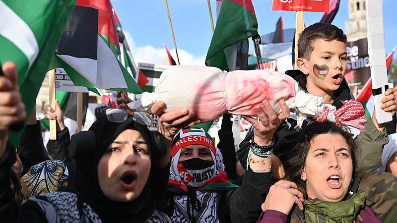 BRITAIN-PALESTINIAN-CONFLICT-ISRAEL-DEMONSTRATION