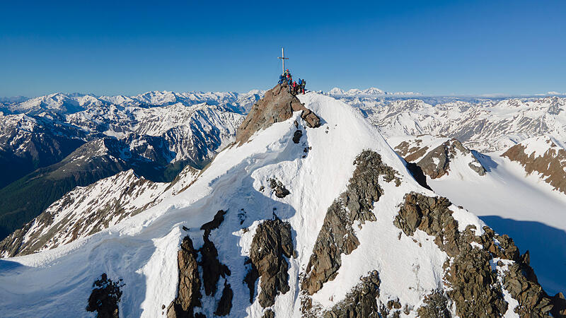 Finailspitze – ein schmaler Grat in Südtirol