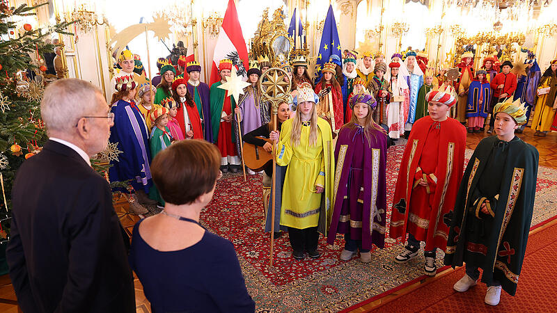 Sternsinger bei Van der Bellen