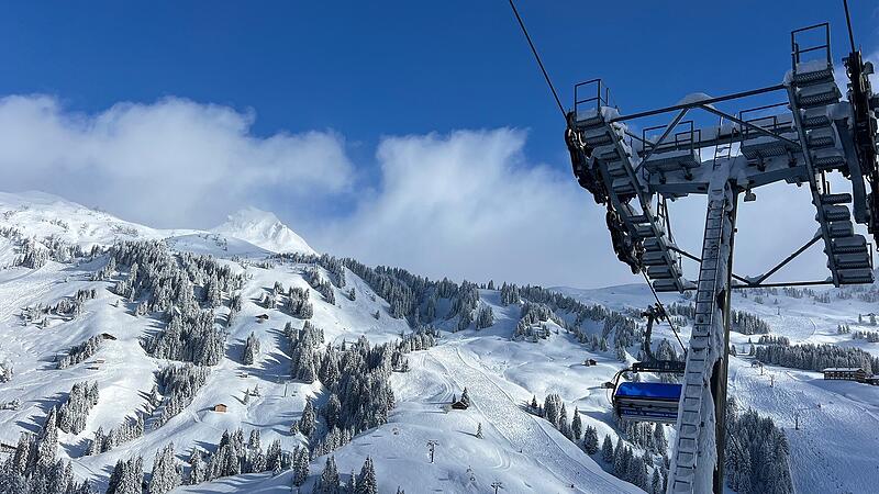 Skifahren im schönen Vorarlberg