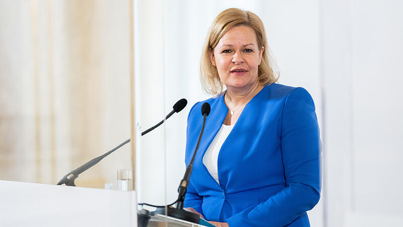 Deutsche Innenministerin Nancy Faeser (SPD)