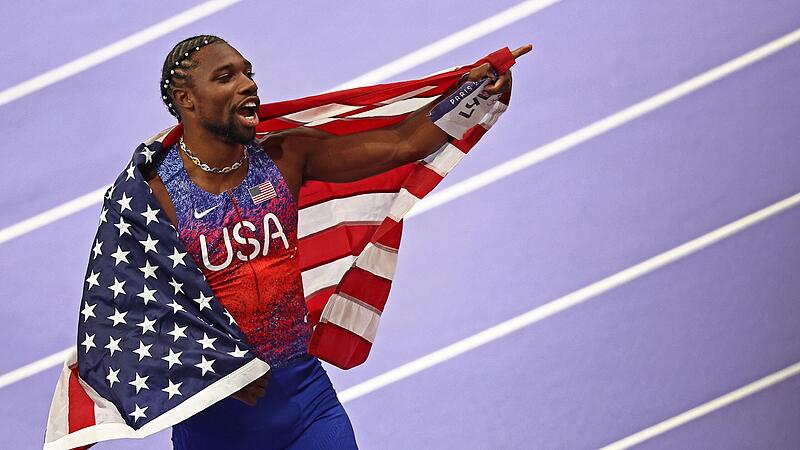 Noah Lyles lief auch den bösen Geistern davon