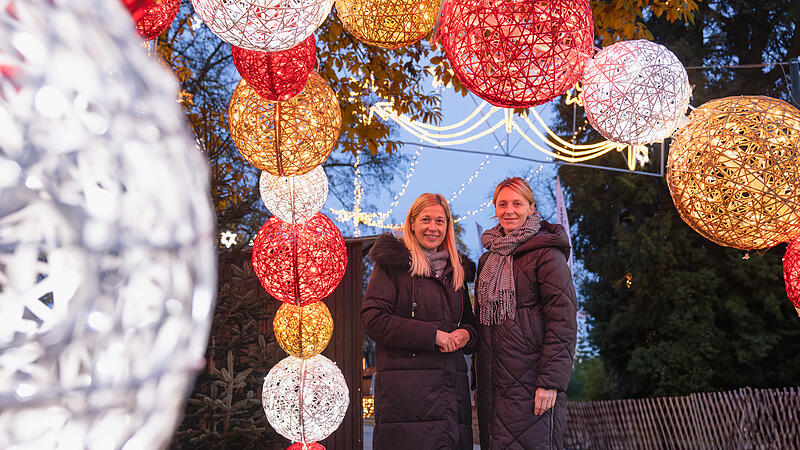 Lichterbogen im Volksgarten