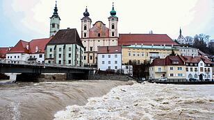 Steyr wappnet sich für mögliches Hochwasser