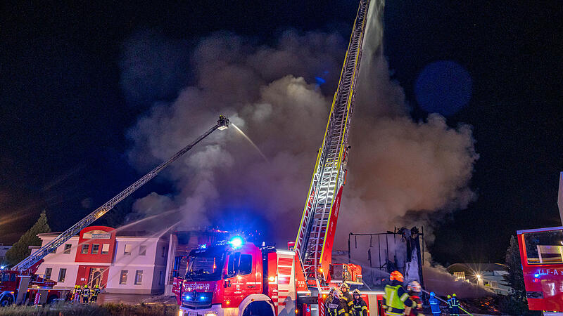 Großbrand im Bezirk Grieskirchen