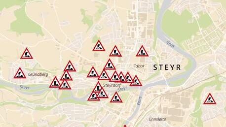 Eisenbundesstraße in Steyr gesperrt – Baustellensommer ist damit noch nicht vorbei