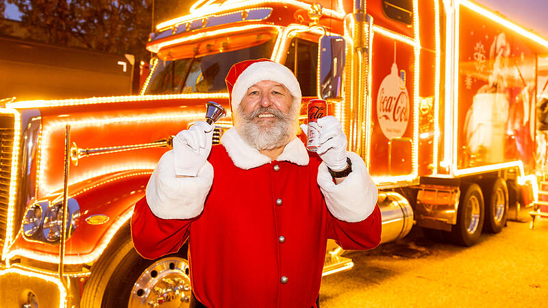 Weihnachtstruck von Cola in Ried