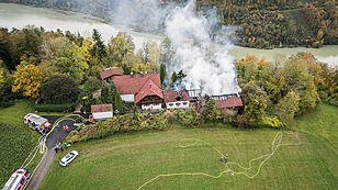 Großbrand in St. Martin im Mühlkreis