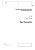 Mathematik Matura AHS: Die Aufgaben