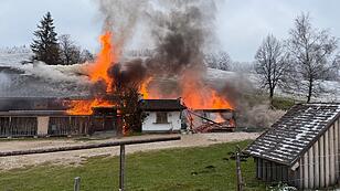 Brand Buchberghütte Eisenaueralm Eisenau