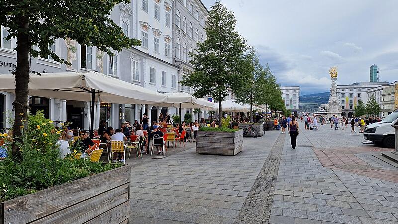 Die Stadt der "Schanigärten" – auch dank historischer Fußgängerzone