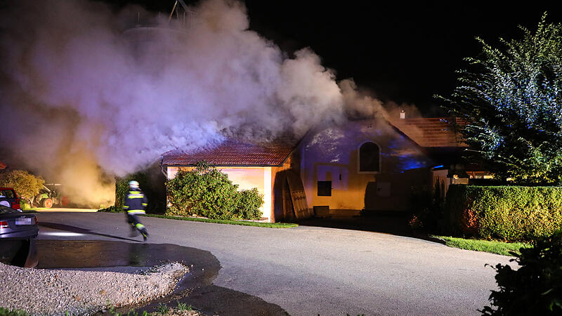 Brand in Getreidetrocknungsanlage