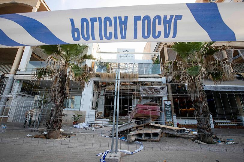 Restaurant auf Mallorca eingestürzt: "Es hörte sich wie eine Bombe an"