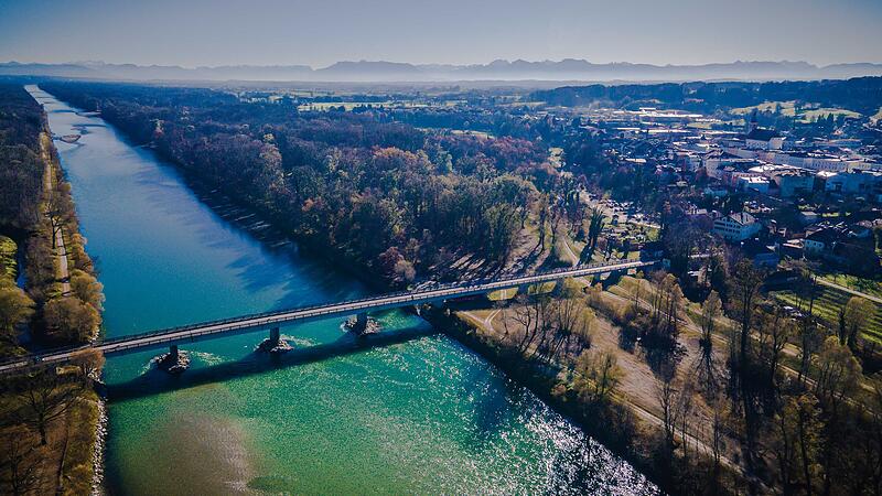 Als die Salzach in ihr enges Korsett gezwungen wurde