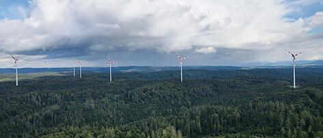 Windräder Windpark Munderfing