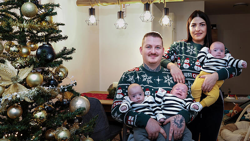 christkindlfamilie adrijana und luka jekic vöcklabruck