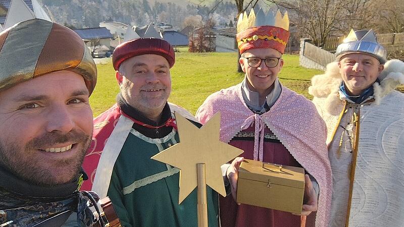 Bürgermeister als Heilige Drei Könige