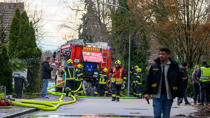 Großbrand bei Firma in Hörsching