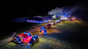 Bauernhof in Wartberg an der Krems in Brand geraten